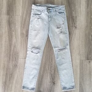 American Eagle Outfitters Women's Light Blue Jeans